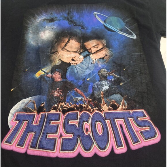 The Scotts Kid Cudi & Travis Scott Indigo Child M T-Shirt Cactus Jack Mr Rager - Picture 6 of 8